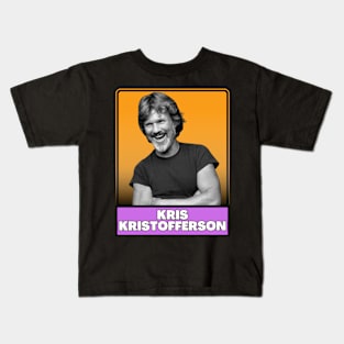 Kris kristofferson (retro) Kids T-Shirt